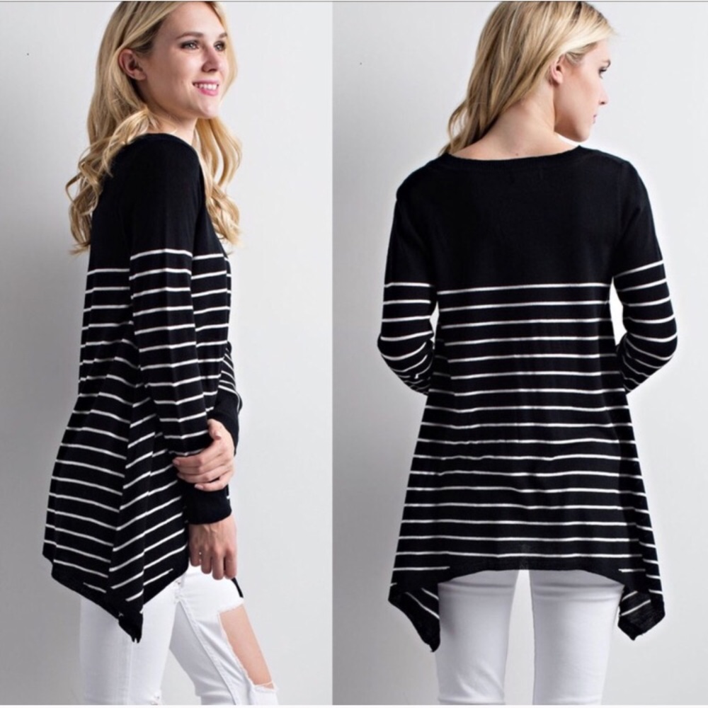 Rachel Striped Slouchy Shirt - Picture 6 of 7
